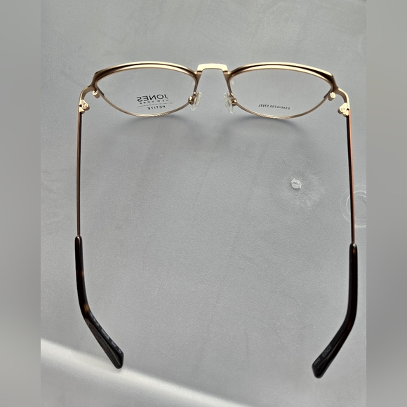 Designer Glasses Frames in Bronze and Gold - Picture 4 of 5